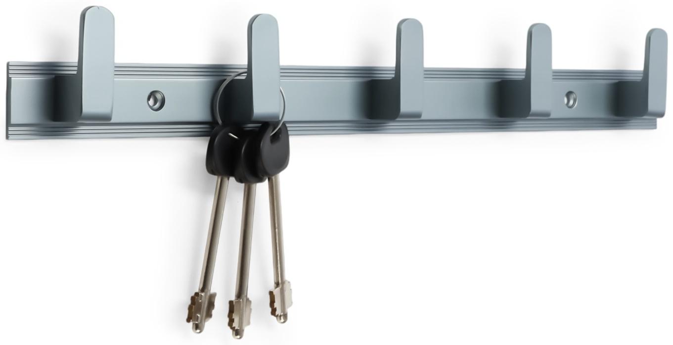 Вешалка CAPPIO CVP007, алюминиевая, пятирожковая, цвет графит