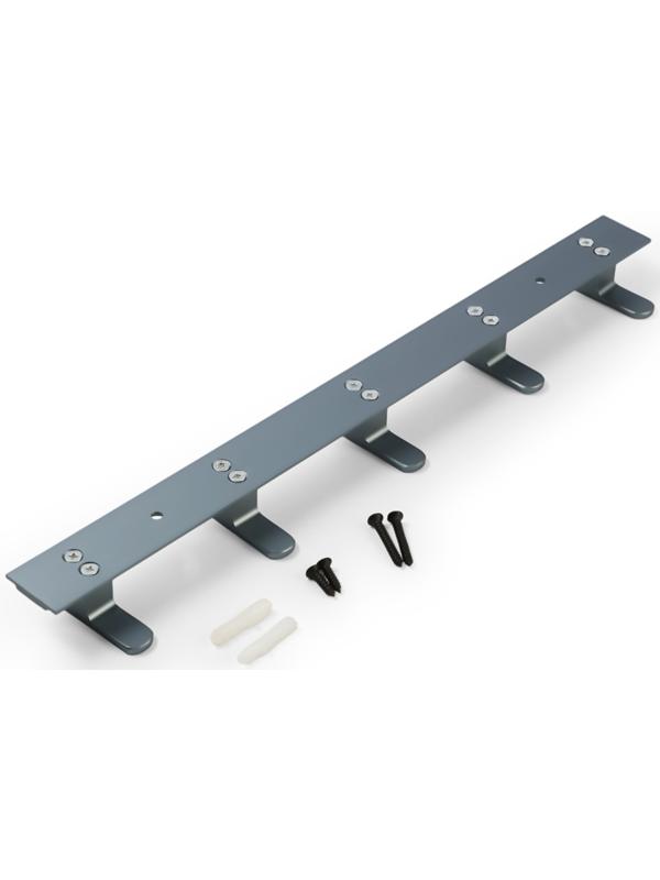 Вешалка CAPPIO CVP007, алюминиевая, пятирожковая, цвет графит