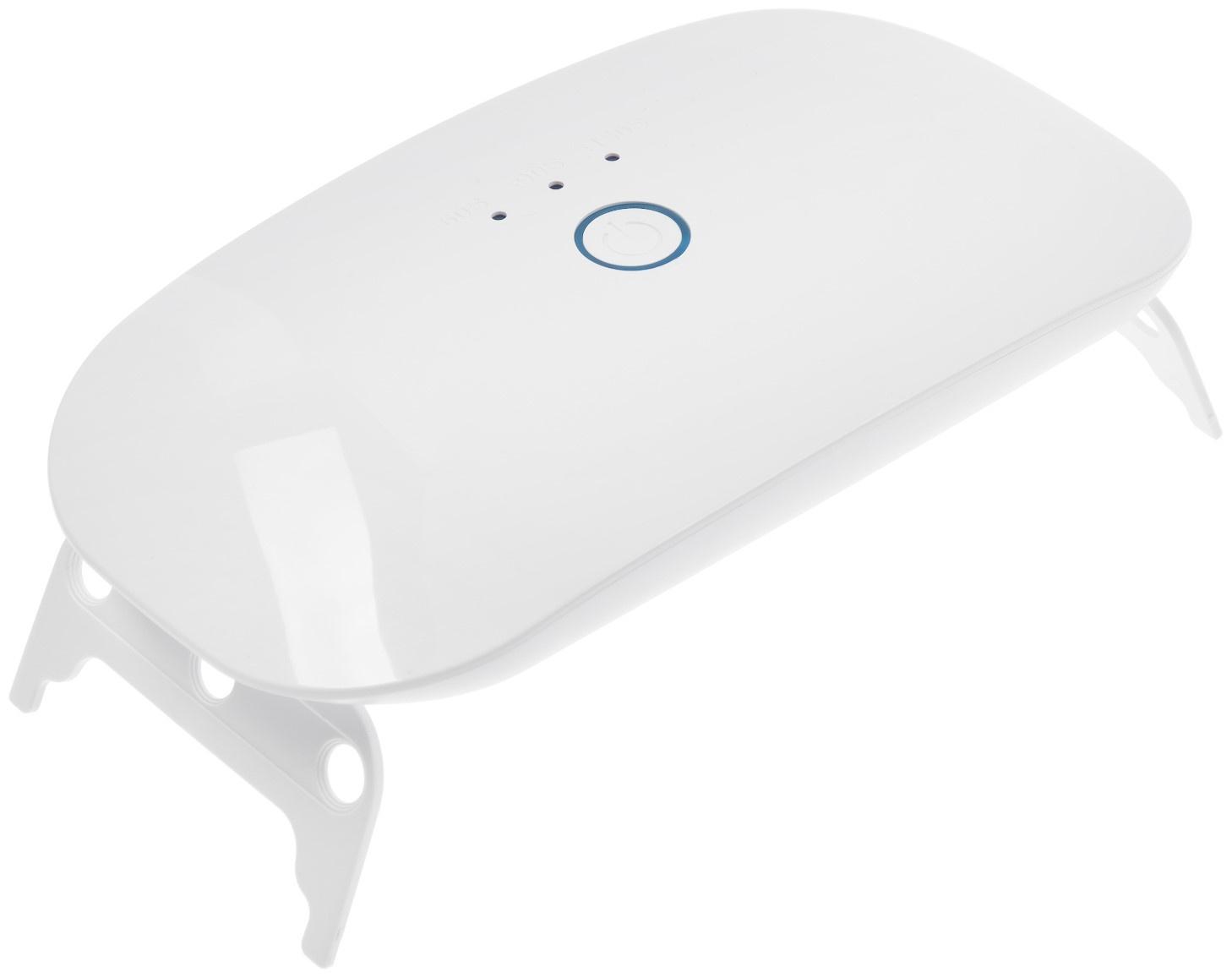 Лампа для маникюра, LED, 18 диодов, 3 Вт, таймер, USB, белая