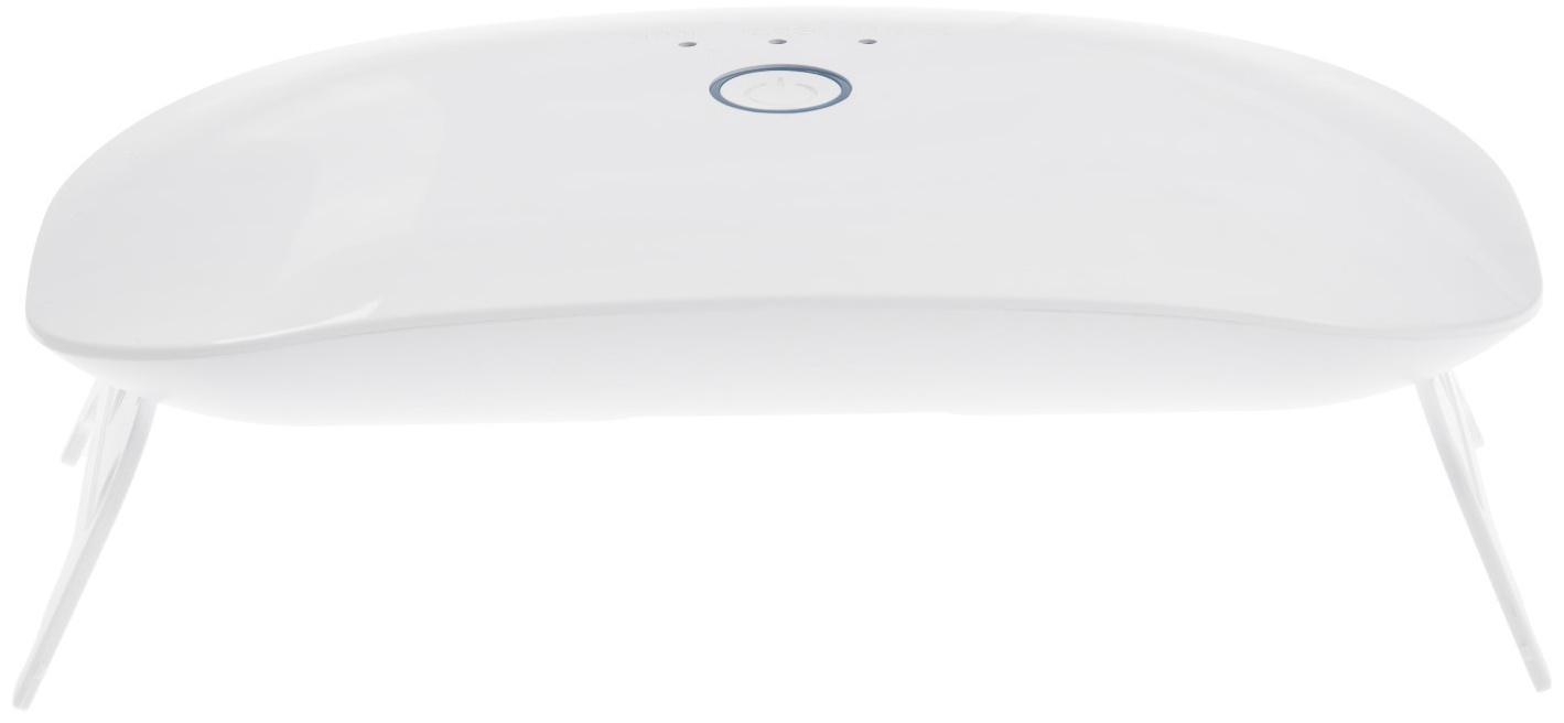 Лампа для маникюра, LED, 18 диодов, 3 Вт, таймер, USB, белая