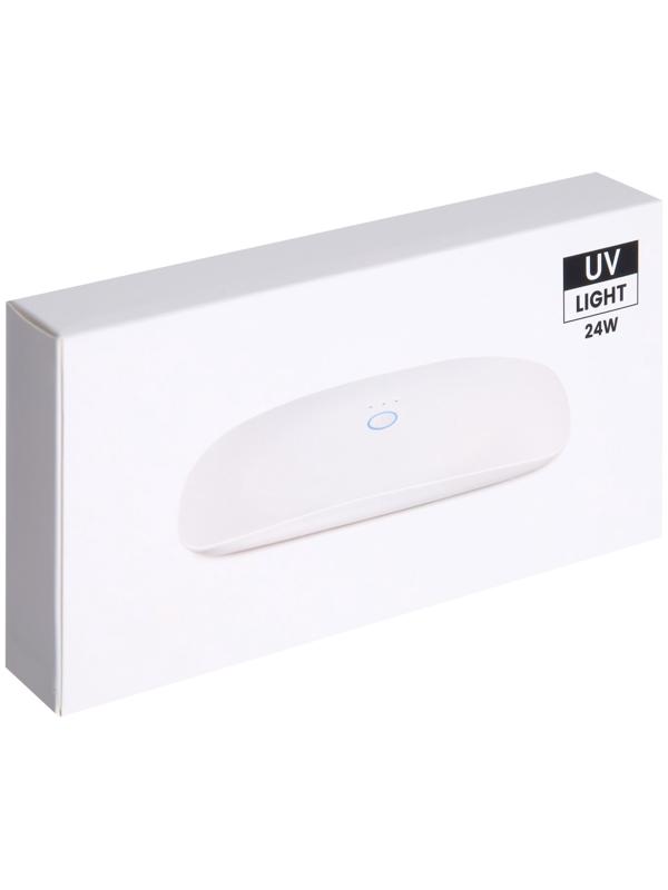 Лампа для маникюра, LED, 18 диодов, 3 Вт, таймер, USB, белая