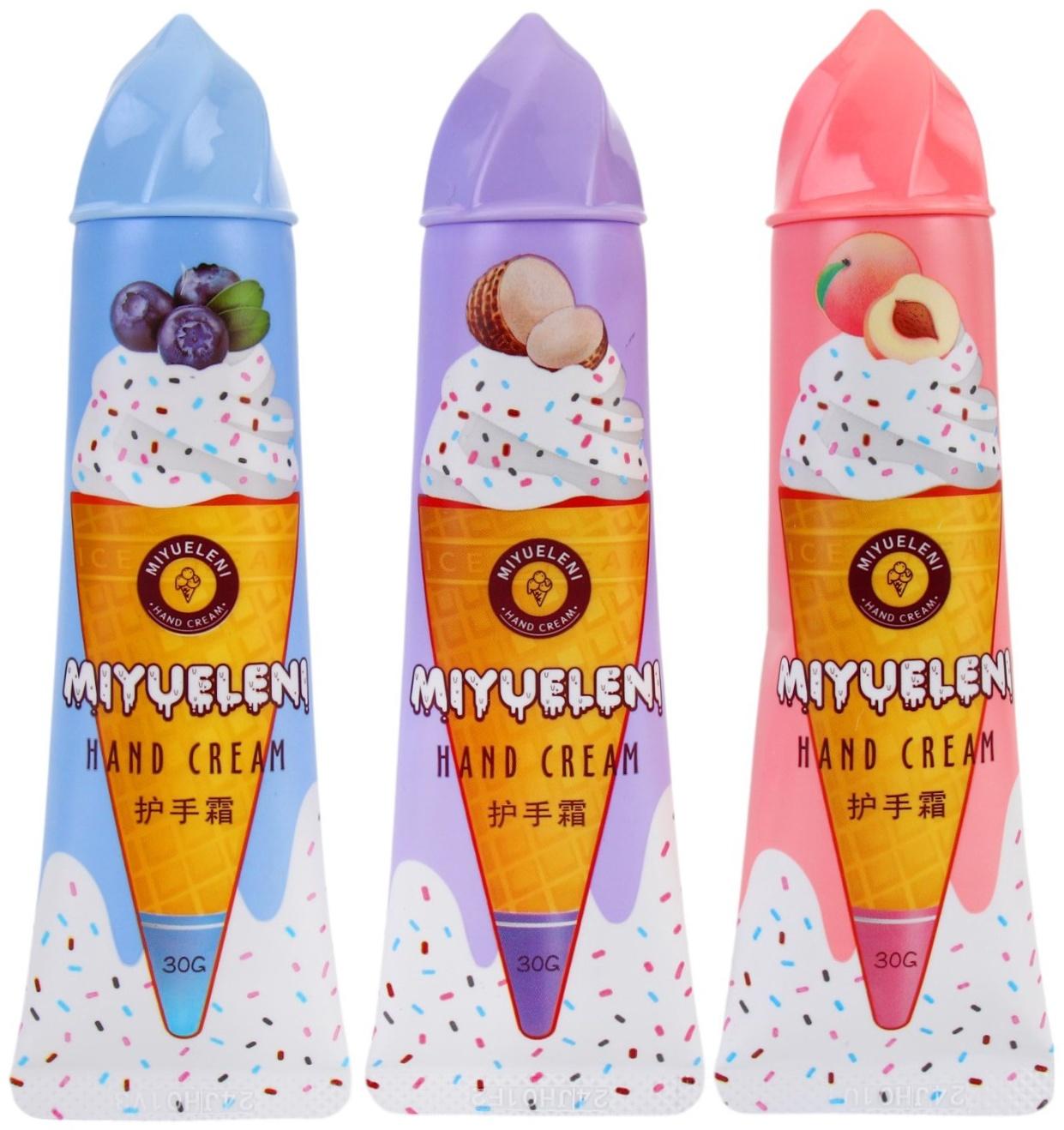 Крем для рук «Мороженный микс №2», набор 3 шт