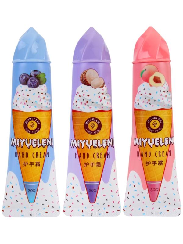 Крем для рук «Мороженный микс №2», набор 3 шт