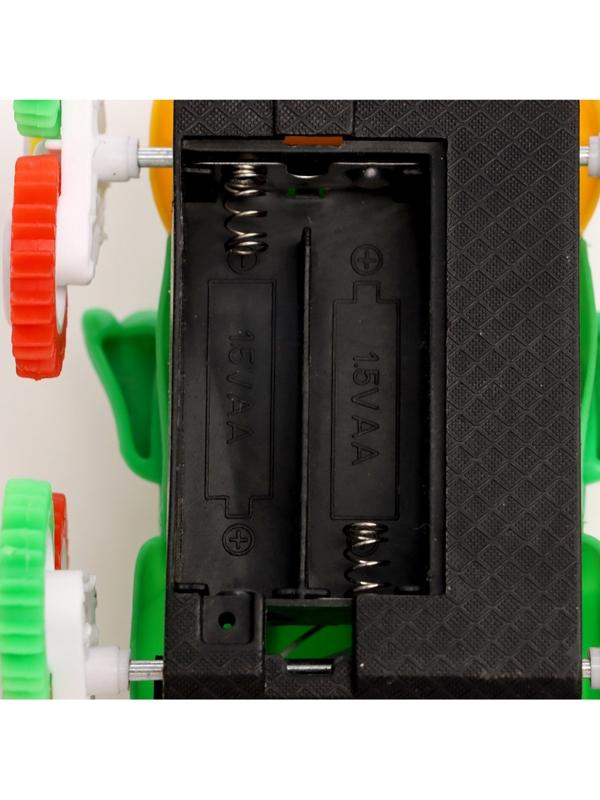 Машинка-перевёртыш «Лягушка», работает от батареек, цвет зеленый