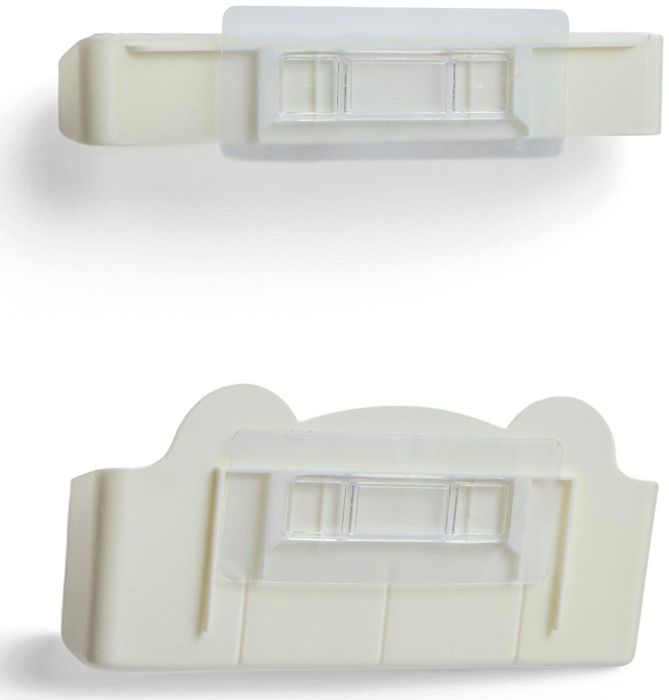 Подставка для зонтов, пластик, 23,5×7,5×11 см, 6,5×23,5×4 см, белая