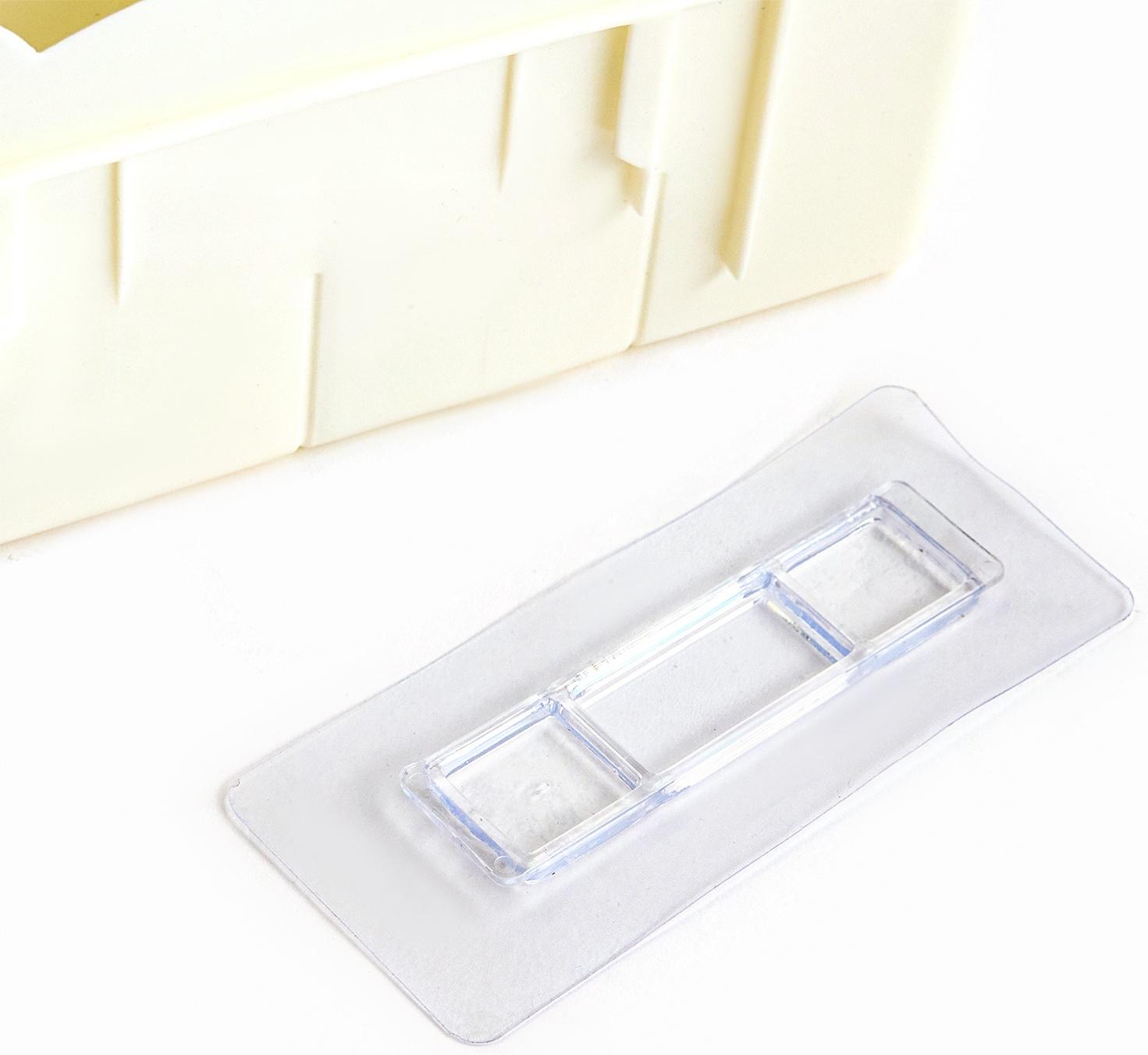 Подставка для зонтов, пластик, 23,5×7,5×11 см, 6,5×23,5×4 см, белая