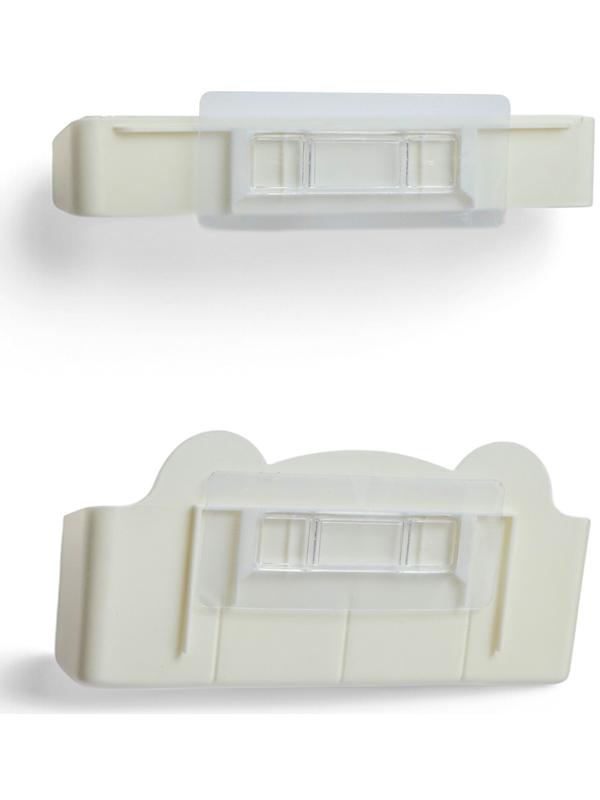 Подставка для зонтов, пластик, 23,5×7,5×11 см, 6,5×23,5×4 см, белая