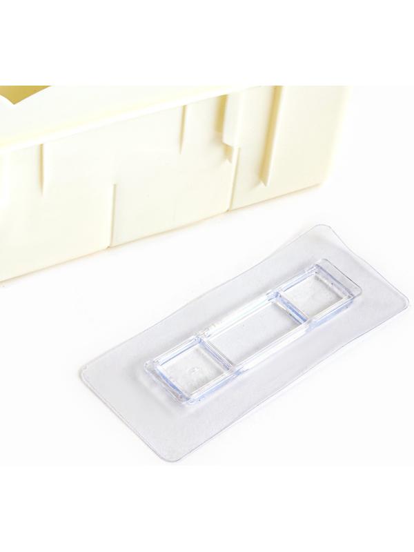 Подставка для зонтов, пластик, 23,5×7,5×11 см, 6,5×23,5×4 см, белая