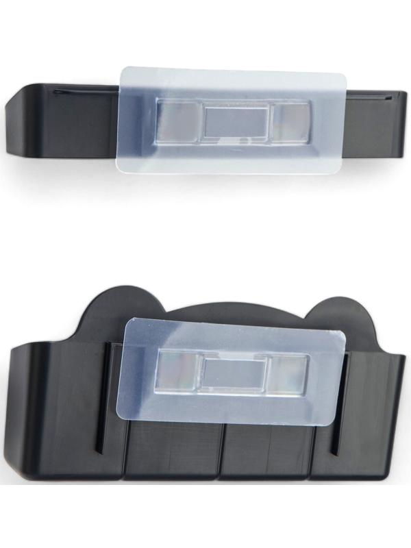 Подставка для зонтов, пластик, 23,5×7,5×11 см, 6,5×23,5×4 см, чёрная