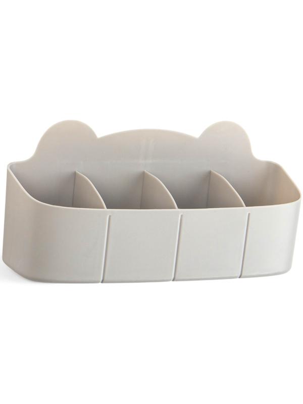 Подставка для зонтов, пластик, 23,5×7,5×11 см, серая