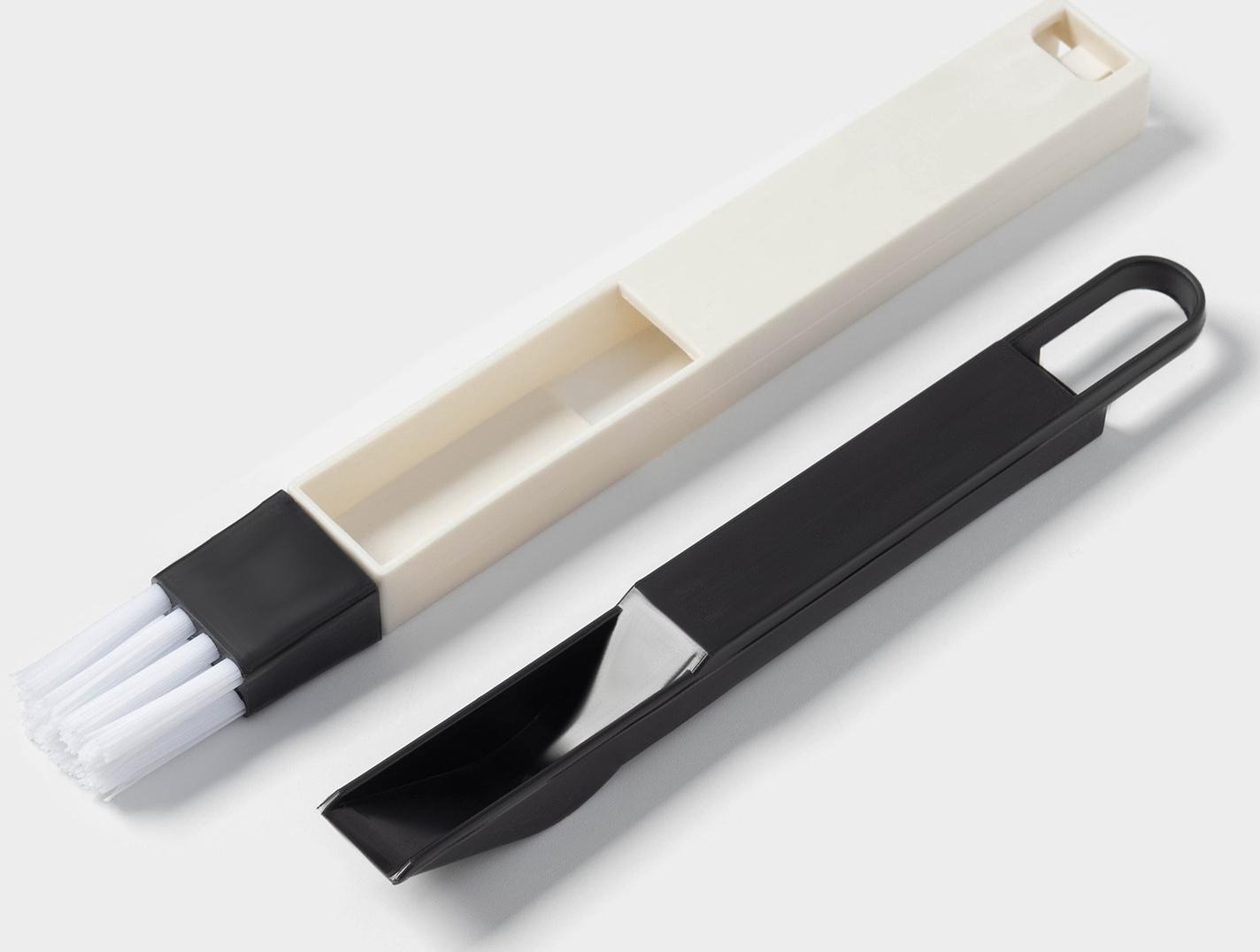 Щётки для оконных рам и труднодоступных мест, 4 сменных насадок, 13.5×8.2 см