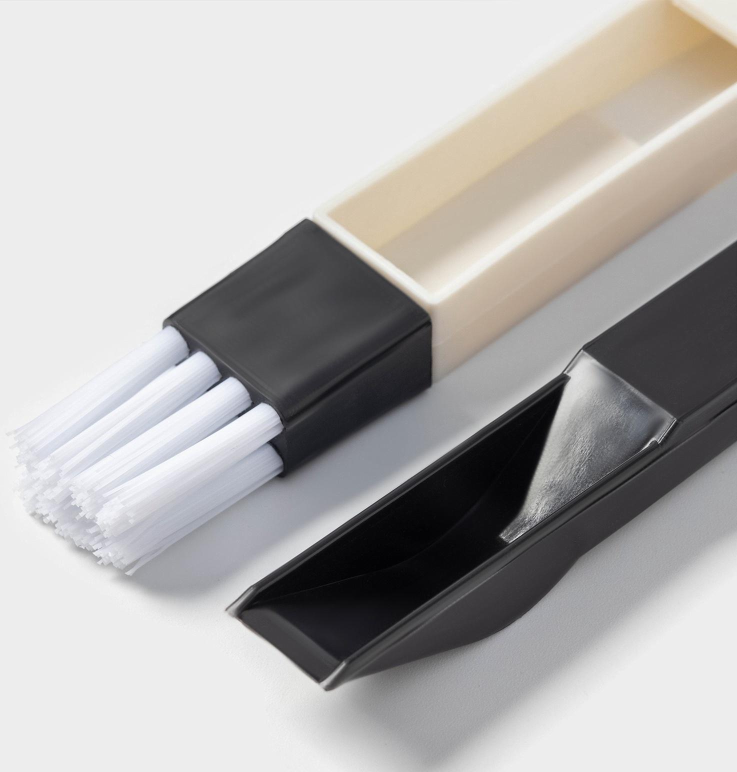 Щётки для оконных рам и труднодоступных мест, 4 сменных насадок, 13.5×8.2 см