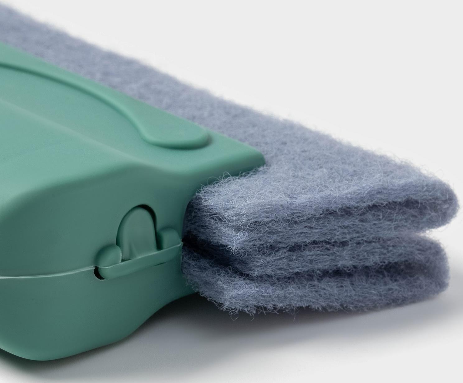 Щётки для оконных рам и труднодоступных мест, 4 сменных насадок, 13.5×8.2 см