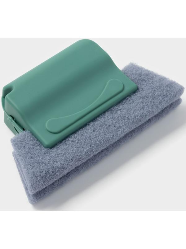 Щётки для оконных рам и труднодоступных мест, 4 сменных насадок, 13.5×8.2 см