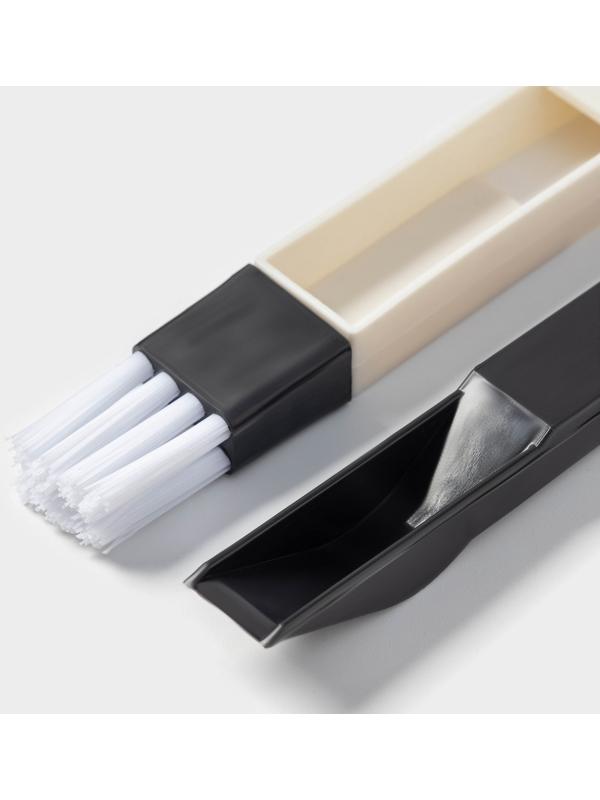 Щётки для оконных рам и труднодоступных мест, 4 сменных насадок, 13.5×8.2 см