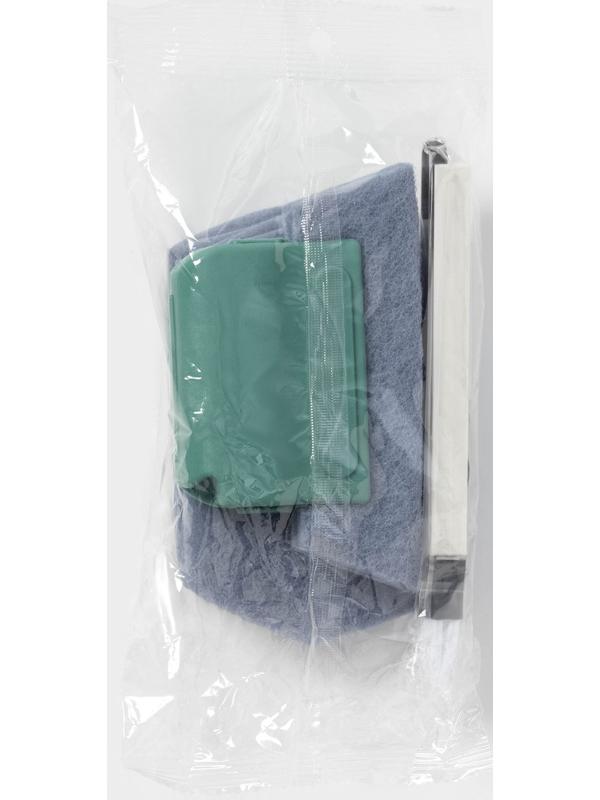 Щётки для оконных рам и труднодоступных мест, 4 сменных насадок, 13.5×8.2 см