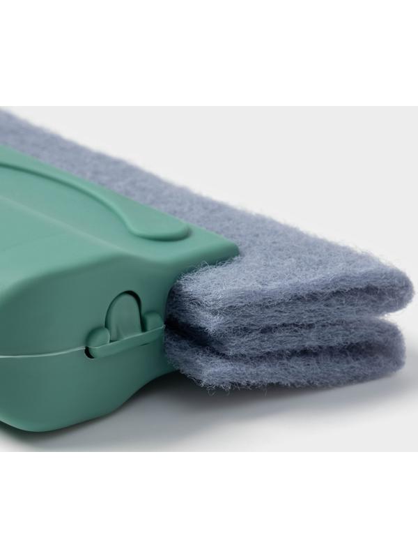 Щётки для оконных рам и труднодоступных мест, 4 сменных насадок, 13.5×8.2 см