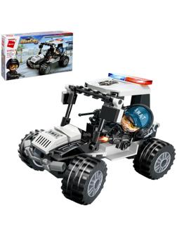 Конструктор блочный для мальчиков Полиция, 98 деталей