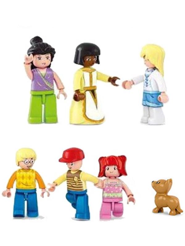 Конструктор блочный для девочек Розовая мечта «Загородная вилла», 726 деталей