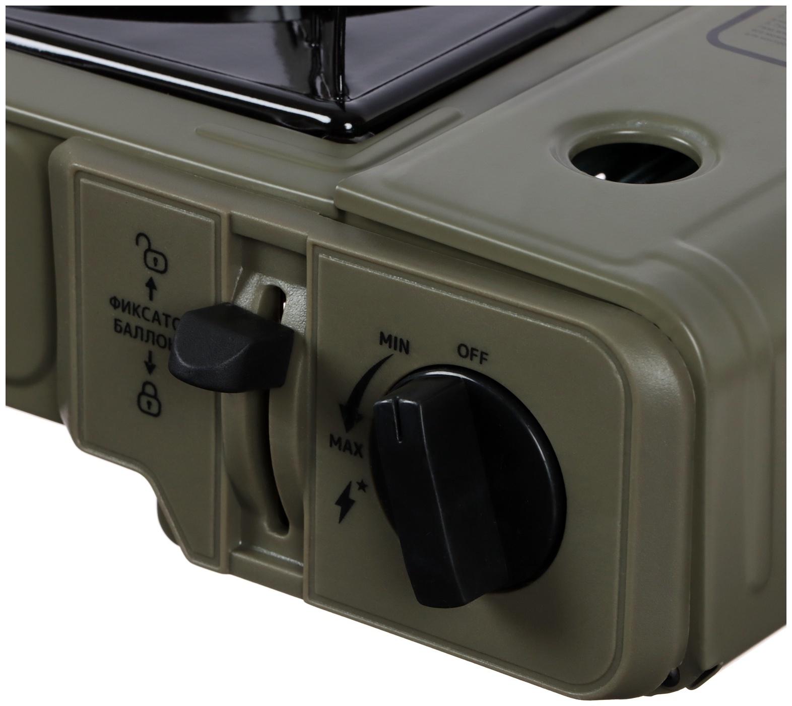 Плита газовая портативная maclay, для кемпинга, с переходником