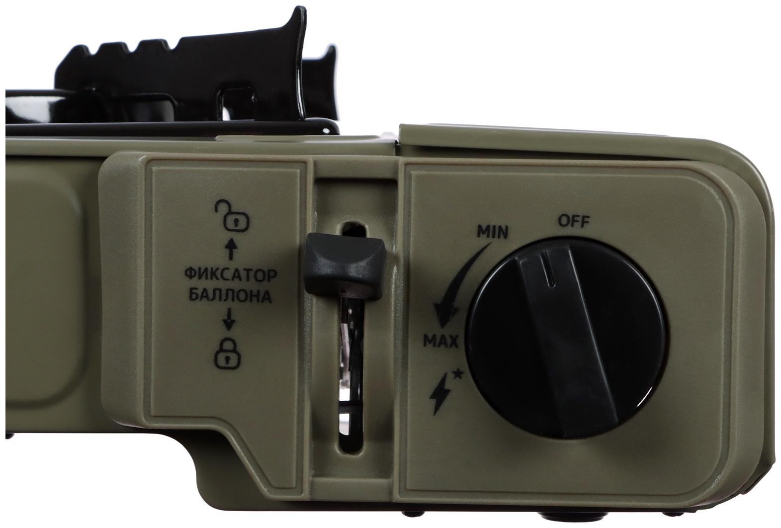 Плита газовая портативная maclay, для кемпинга, с переходником