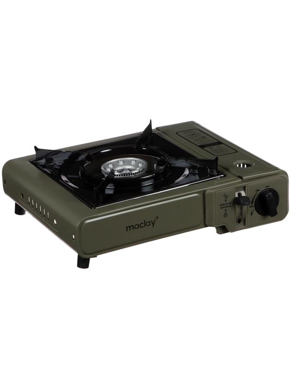 Плита газовая портативная maclay, для кемпинга, с переходником