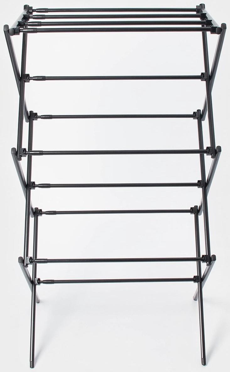 Сушилка для белья напольная LaDо́m, складная, раздвижная 49-102 см, металл, 49×102×37.5 см