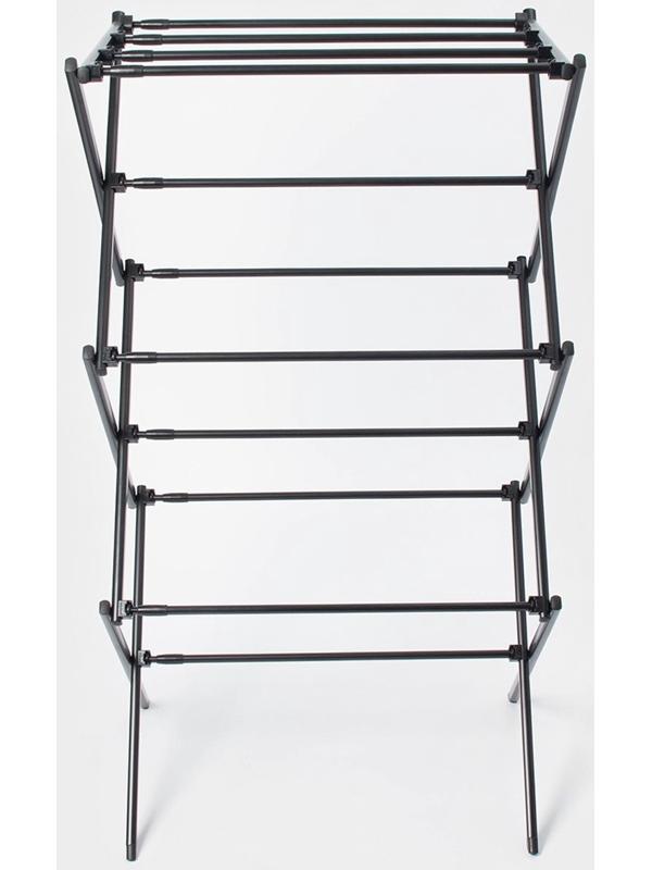 Сушилка для белья напольная LaDо́m, складная, раздвижная 49-102 см, металл, 49×102×37.5 см