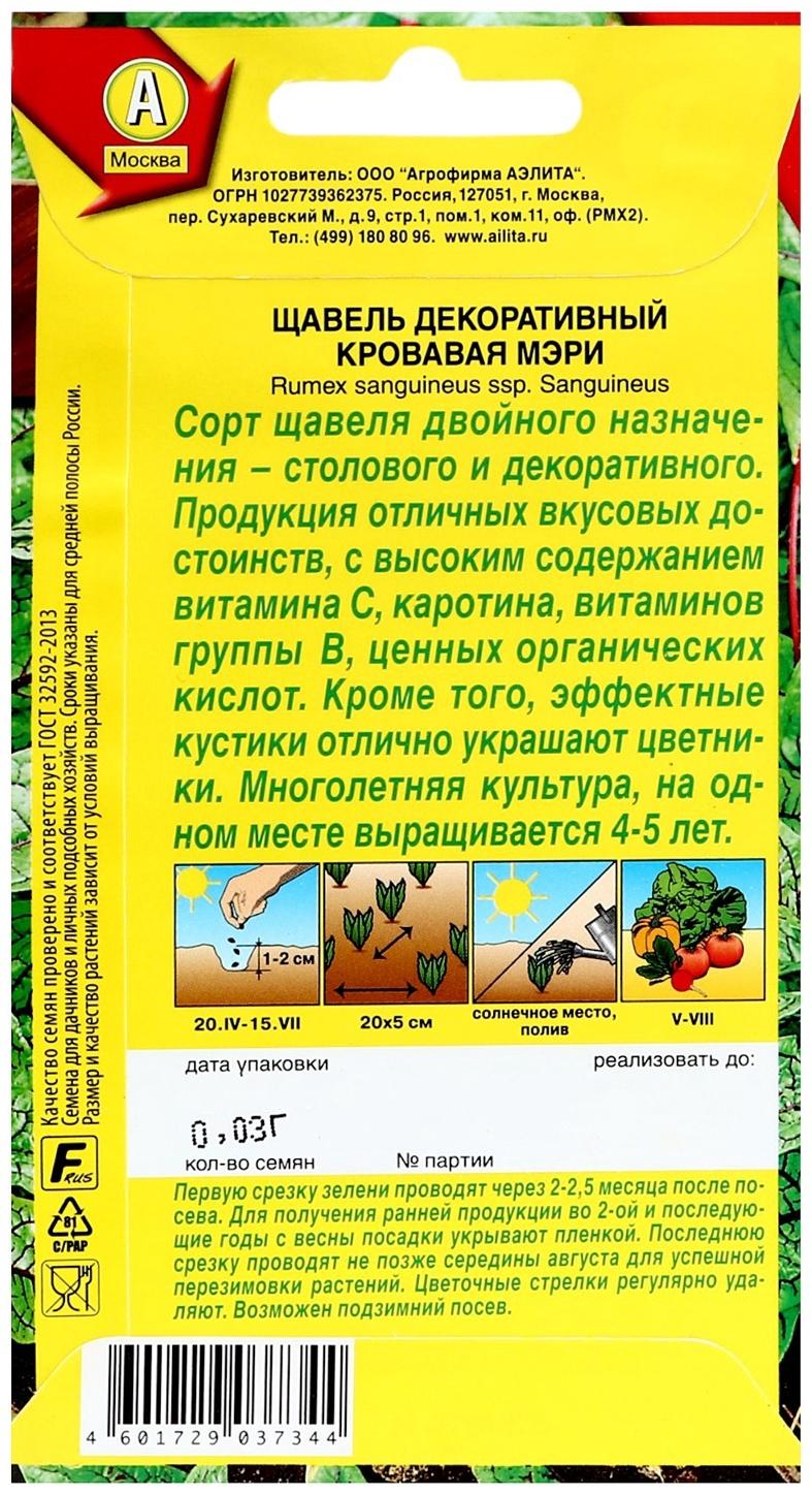 Семена Щавель 