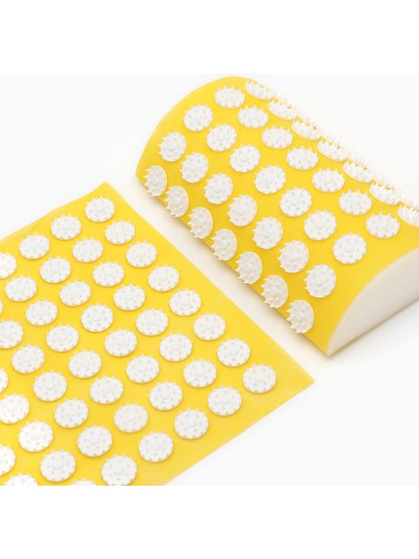 Аппликатор Кузнецова комплект, 144 колючки, спантекс, желтый, 260 х 560 мм + валик  140*230