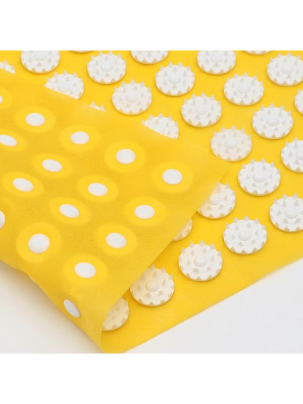 Аппликатор Кузнецова комплект, 144 колючки, спантекс, желтый, 260 х 560 мм + валик  140*230