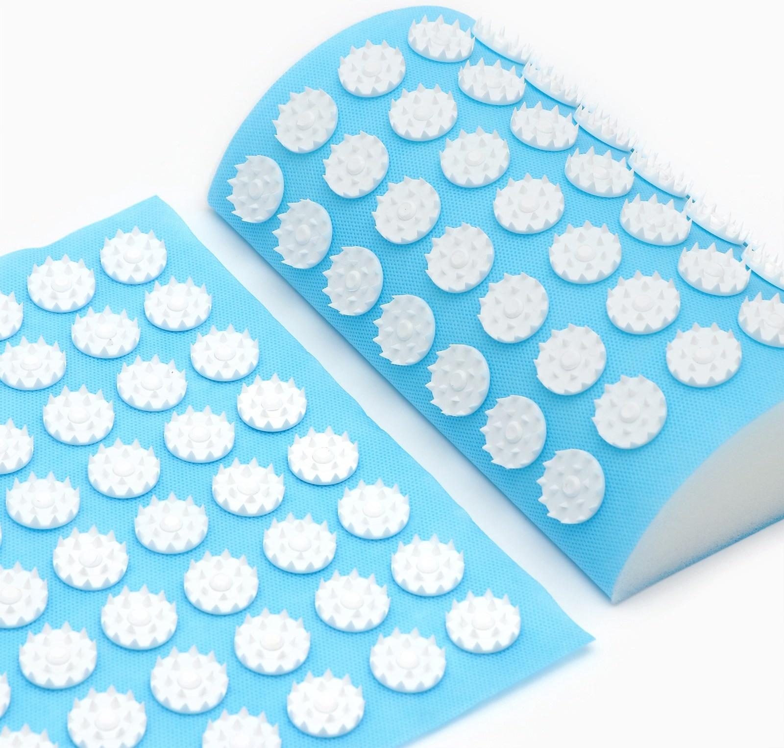 Аппликатор Кузнецова комплект, 144 колючки, спантекс, голубой, 260 х 560 мм + валик  140*230 1085028