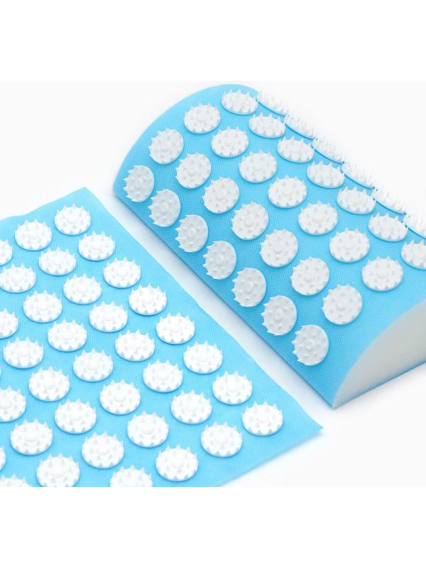 Аппликатор Кузнецова комплект, 144 колючки, спантекс, голубой, 260 х 560 мм + валик  140*230 1085028