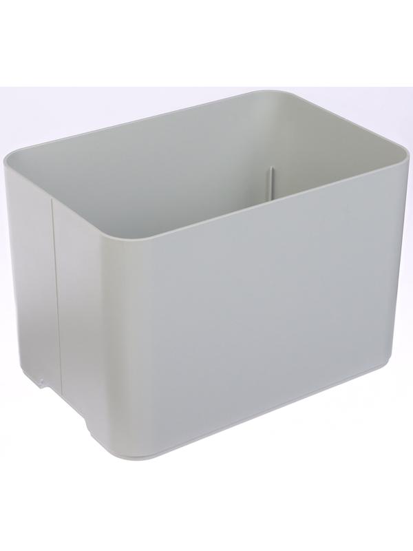 Подставка для зонтов, пластик, 6 круглых, 4 квадратных отделений, 18×18×26,5 см, серая