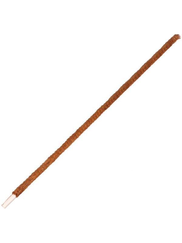 Опора для комнатных цветов, h=120 см, d=2.5 см, пластик, кокосовая оплётка, Greengo