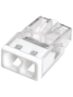 Клемма строительно-монтажная, 2,5 мм2, K-001, 412 2-проводная, набор 10 шт