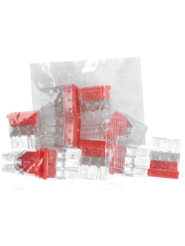 Клемма строительно-монтажная, 2,5 мм2, К-006, 426 6-проводная, набор 10 шт