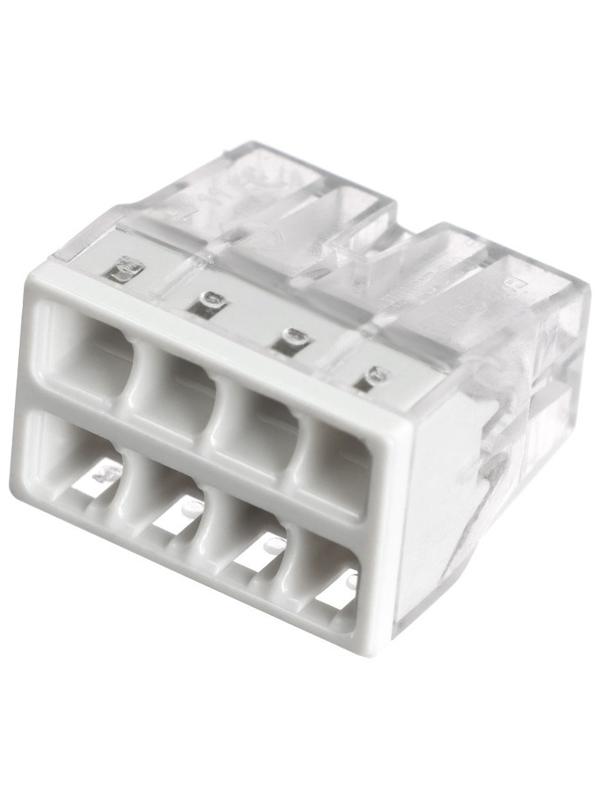 Клемма строительно-монтажная, 2,5 мм2, К-007, 428 8-проводная, набор 10 шт