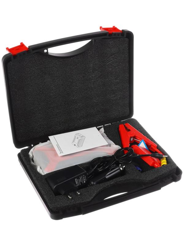 Пуско-зарядное устройство 6000 мАч, 3 LED, 4USB, DC 12V