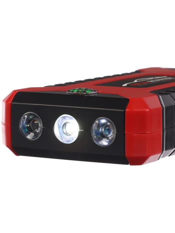 Пуско-зарядное устройство 6000 мАч, 3 LED, 4USB, DC 12V