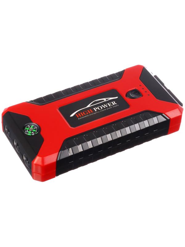 Пуско-зарядное устройство 6000 мАч, 3 LED, 4USB, DC 12V