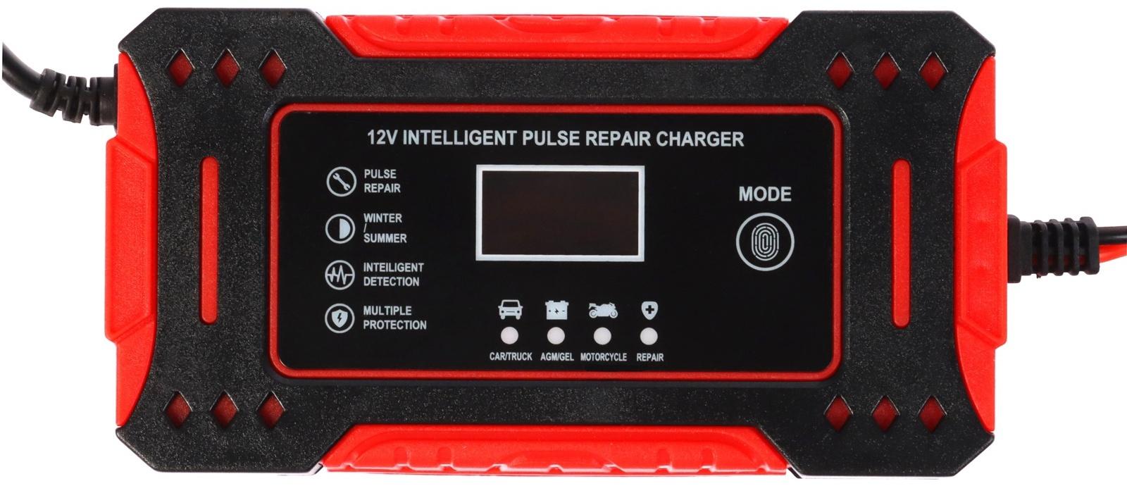 Зарядное устройство АКБ 12 В, 6 А, автомат, 220 В, 150 Вт, провода 60 см