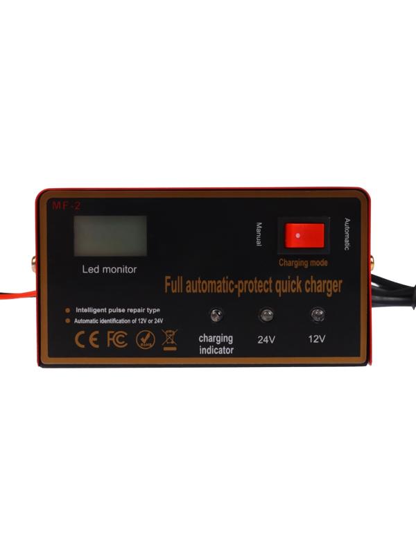 Зарядное устройство АКБ 12-24 В, 6-100 А/ч, автомат, 220 В, 200 Вт