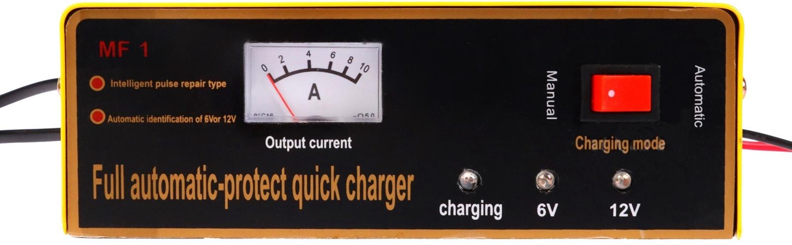 Зарядное устройство АКБ 6-12 В, 6-80 А/ч, автомат, 220 В, 180 Вт