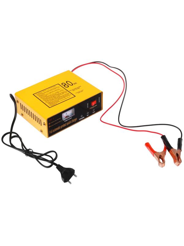 Зарядное устройство АКБ 6-12 В, 6-80 А/ч, автомат, 220 В, 180 Вт