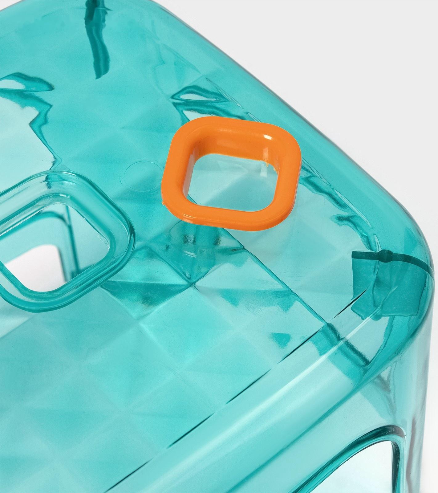 Табурет - подставка «Кристалл», пластик, 25.5×23.4 см, голубой