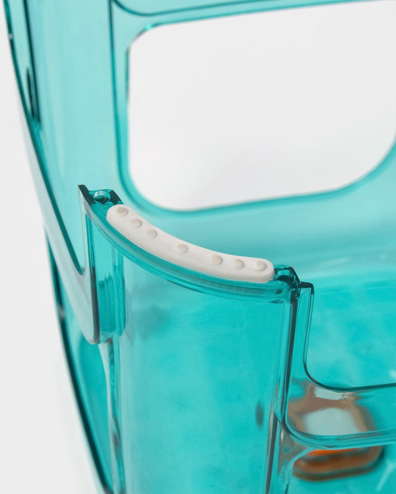 Табурет - подставка «Кристалл», пластик, 25.5×23.4 см, голубой