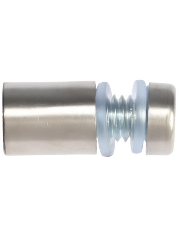 Дистанционный держатель для табличек, 12×20 мм, цвет матовый никель, набор 10 шт.