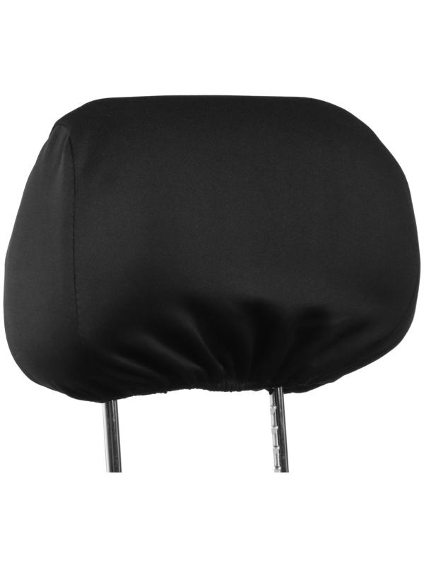 Чехлы на подголовник, черные, набор 2 шт.