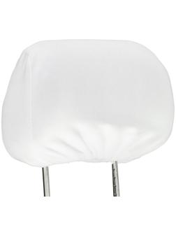 Чехлы на подголовник, белые, набор 2 шт.